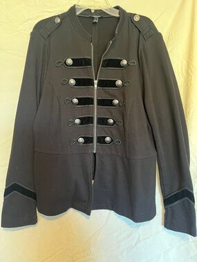 Torrid Women’s Military-Inspired Black Jacket